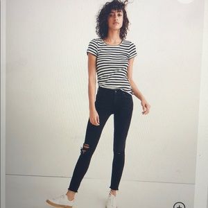 Madewell 9’ mid-rise skinny jeans Black Sea